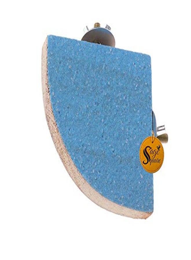 Sage Square Playful Natural Wood Sand Perch Platform Cage Toy for Parrot, Budgies, Cockatiel, Lovebird, Budgerigar, Sun Conure, Finch, African Grey, Canary, Cockatoo, Macaw Birds (6 Inches) - Image 2